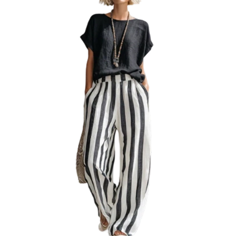 Zweiteiliges Lounge-Set für Damen im schicken Bohemian-Stil