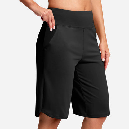 ⏰Letzter Tag des Schlussverkaufs – 49 % Rabatt🔥Yoga-Shorts für Damen mit hoher Taille und Taschen