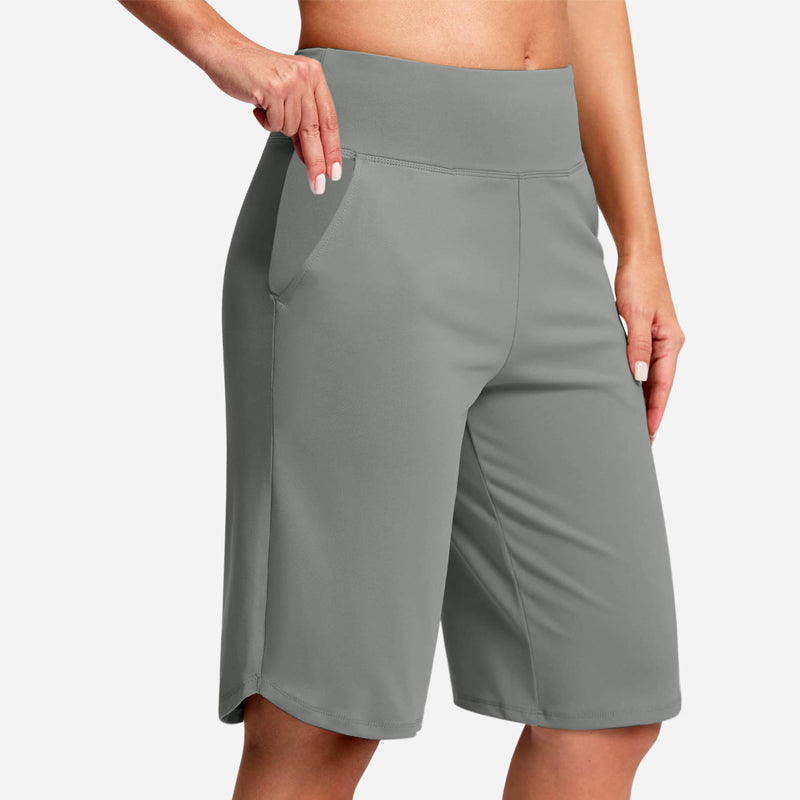 ⏰Letzter Tag des Schlussverkaufs – 49 % Rabatt🔥Yoga-Shorts für Damen mit hoher Taille und Taschen
