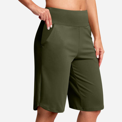 ⏰Letzter Tag des Schlussverkaufs – 49 % Rabatt🔥Yoga-Shorts für Damen mit hoher Taille und Taschen
