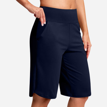 ⏰Letzter Tag des Schlussverkaufs – 49 % Rabatt🔥Yoga-Shorts für Damen mit hoher Taille und Taschen