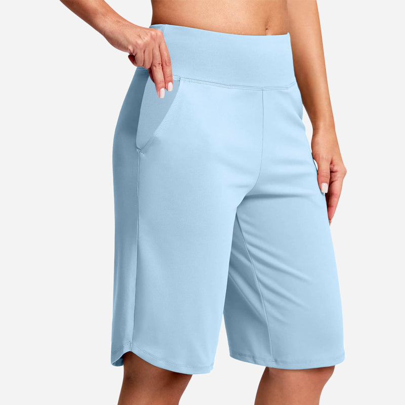 ⏰Letzter Tag des Schlussverkaufs – 49 % Rabatt🔥Yoga-Shorts für Damen mit hoher Taille und Taschen