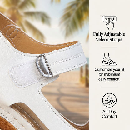 👡 50% RABATT! ☀️ Plateausandalen für Frauen – Voll Verstellbar, Antirutsch & Wolkenweicher Komfort Für Perfekte Sommertage 💃