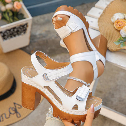 👡 50% RABATT! ☀️ Plateausandalen für Frauen – Voll Verstellbar, Antirutsch & Wolkenweicher Komfort Für Perfekte Sommertage 💃