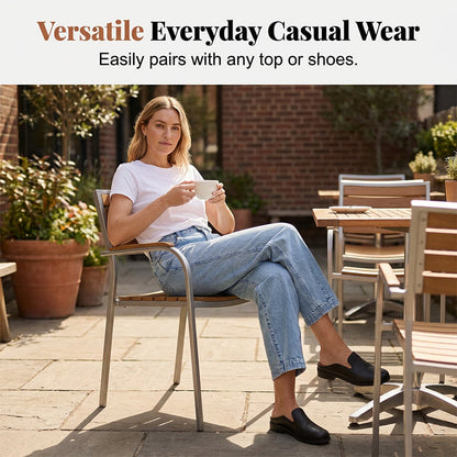 Bequeme, figurbetonte Jeanshose aus Stretch-Denim
