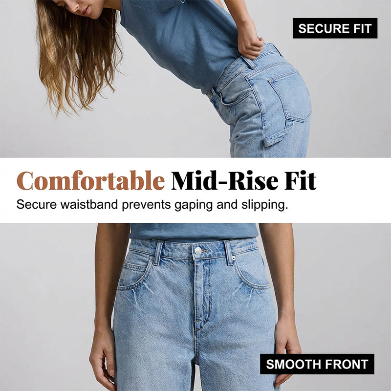 Bequeme, figurbetonte Jeanshose aus Stretch-Denim