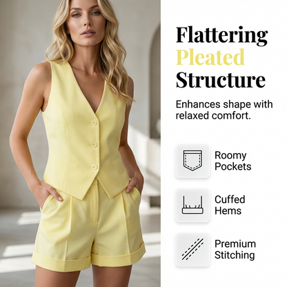 🔥2026 HEISSER SALE 50 % RABATT!!!👗Halter-Top und Shorts – 2-teiliges Set