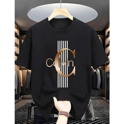 Herren-T-Shirt mit auffälligem Schriftzug-Print