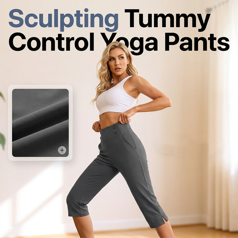 Elegante Yoga-Hose mit figurformendem Effekt