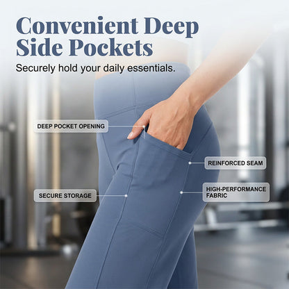 Elegante Yoga-Hose mit figurformendem Effekt