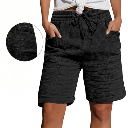 ✨ Elastische Bund-Shorts für Damen, atmungsaktiv & vielseitig kombinierbar