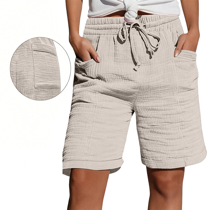 ✨ Elastische Bund-Shorts für Damen, atmungsaktiv & vielseitig kombinierbar