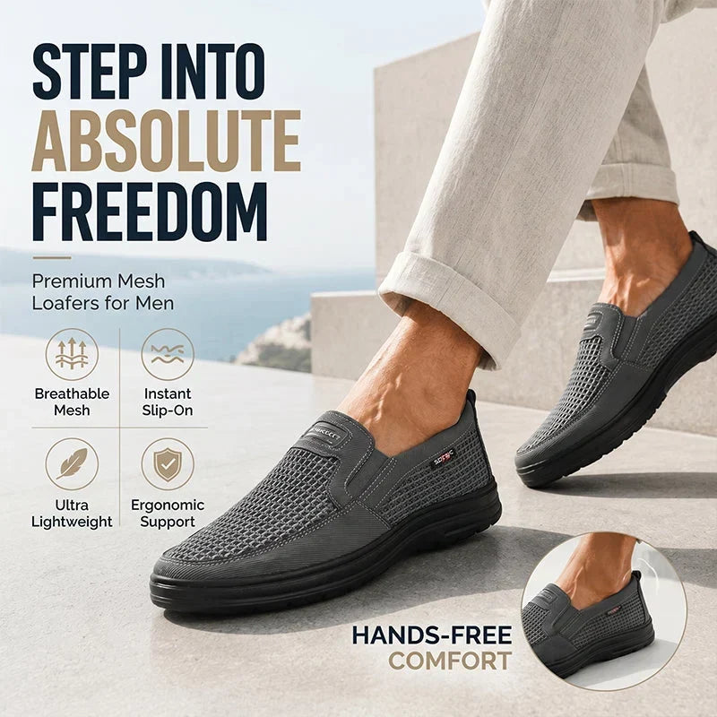 🔥-50 % RABATT – BEGRENZTES ANGEBOT! 👟Atmungsaktive Slip-On-Freizeitschuhe für Herren – Leichte Sneaker für Komfort im Alltag ✨