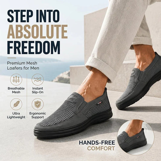 🔥-50 % RABATT – BEGRENZTES ANGEBOT! 👟Atmungsaktive Slip-On-Freizeitschuhe für Herren – Leichte Sneaker für Komfort im Alltag ✨