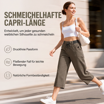 Legere Denim-Caprihosen für Damen