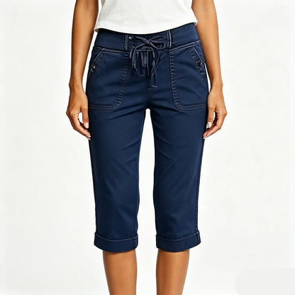 Legere Denim-Caprihosen für Damen