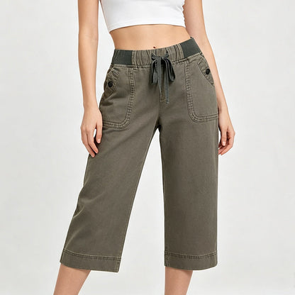 Legere Denim-Caprihosen für Damen