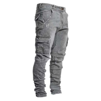 📣📣🎉✨Slim-Fit Jeans-Cargohosen – Figurbetont, praktisch & zeitloses Design