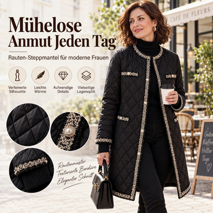 Steppjacke für Damen, mittellang, Wattierung