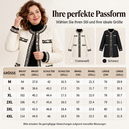 Steppjacke für Damen, mittellang, Wattierung