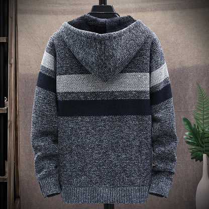 ? Warme dicke Kaschmir-Herren-Wollstrickjacke ?Gratislieferung