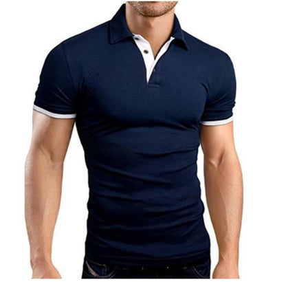 Hochwertiges Herren-Kurzarm-Poloshirt aus Baumwolle