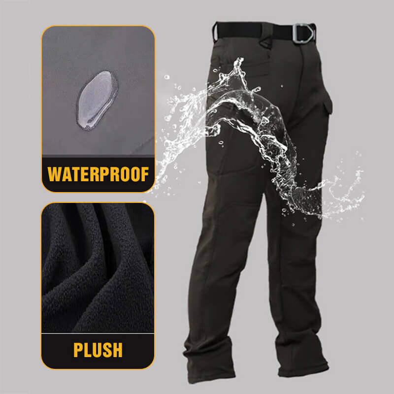 Wasserdichte Softshell-Winterhose für Männer